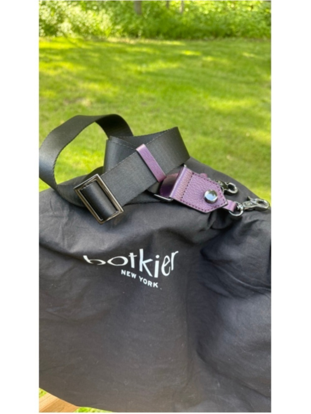 Botkier New York Moto Leather Satchel – Winter Purple - Picture 16 of 16
